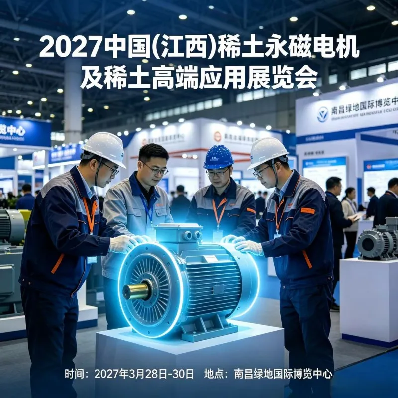 世界钨都|2027中国(江西)稀土永磁电机及稀土高端应用展览会