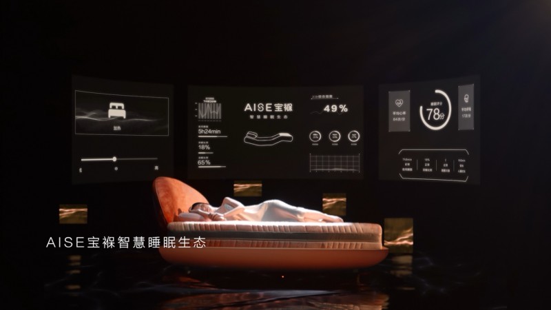 新质生产力赋能未来健康睡眠，喜临门发布AISE宝褓智慧睡眠生态品牌